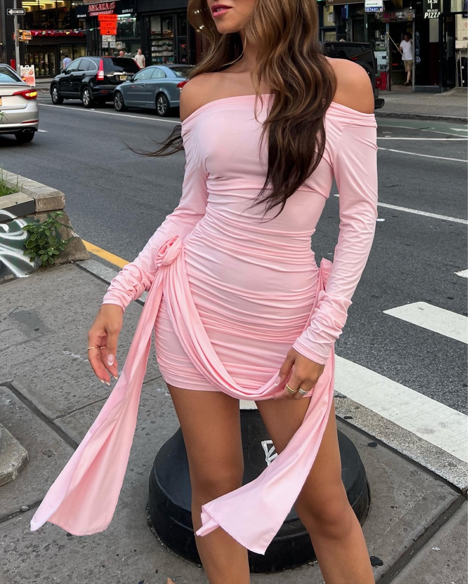 knee length dresses for ladies Lioness Glory Dress ★ Pink main image 0