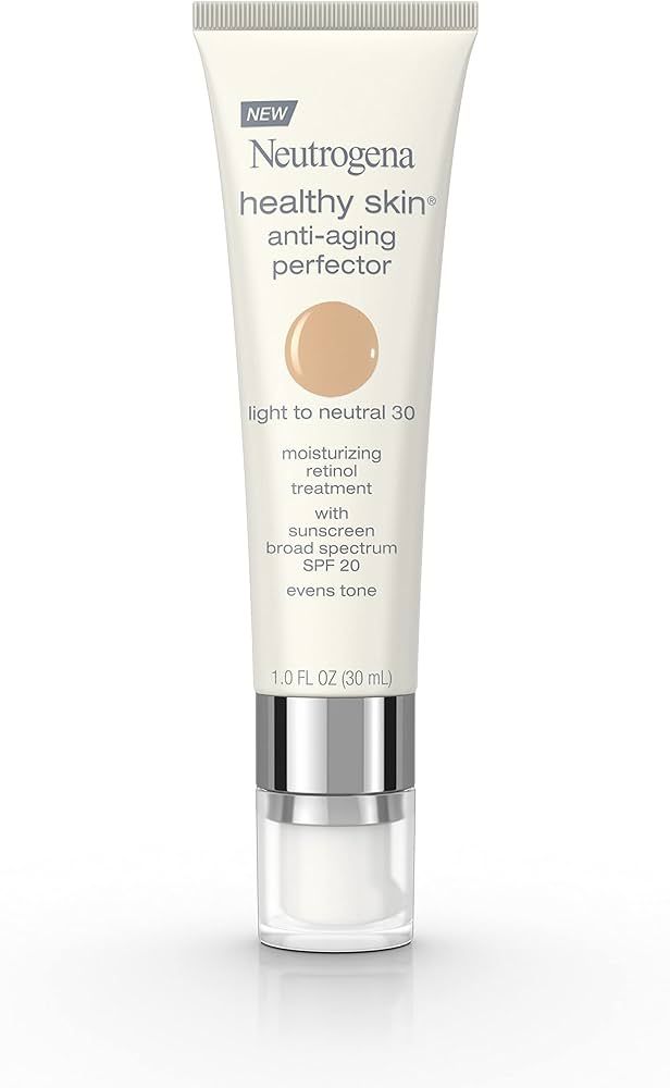 Neutrogena Healthy Skin Anti-Aging Perfector Tinted Facial Moisturizer and Retinol Treatment with... | Amazon (US)