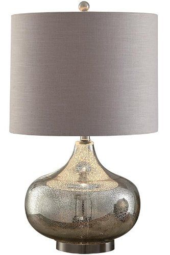 Soho Mercury Glass Table Lamp, 27"Hx12.5"DIAMETER, MERCURY GLASS | Amazon (US)