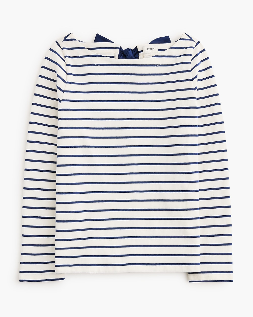 Striped bow-back top | J.Crew Factory