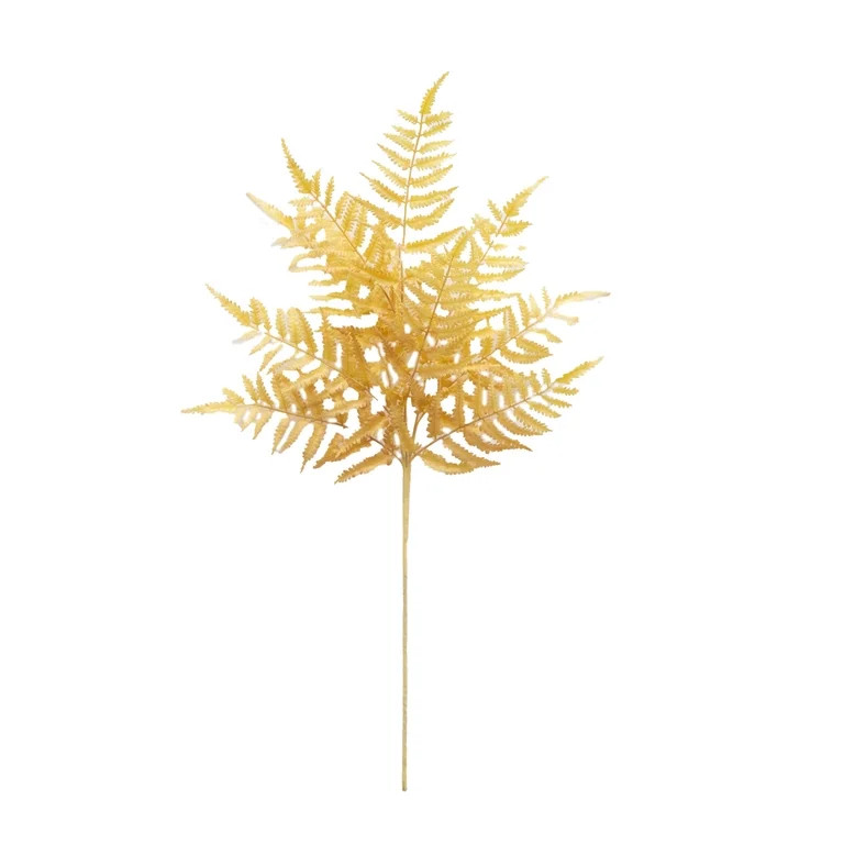Better Homes & Gardens 33"H Artificial Indoor Dried White Fern Stem | Walmart (US)