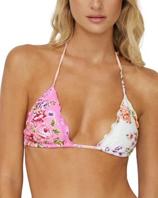 Lettuce Edge Triangle Bikini Top | Bloomingdale's (US)