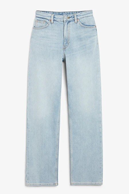 Taiki Jeans Straight leg Hellblau | Monki (DE)