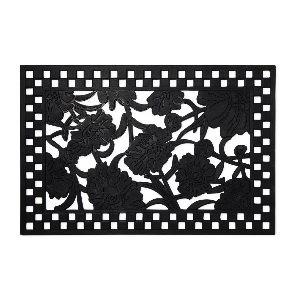 Daisy Rubber Door Mat | MacKenzie-Childs