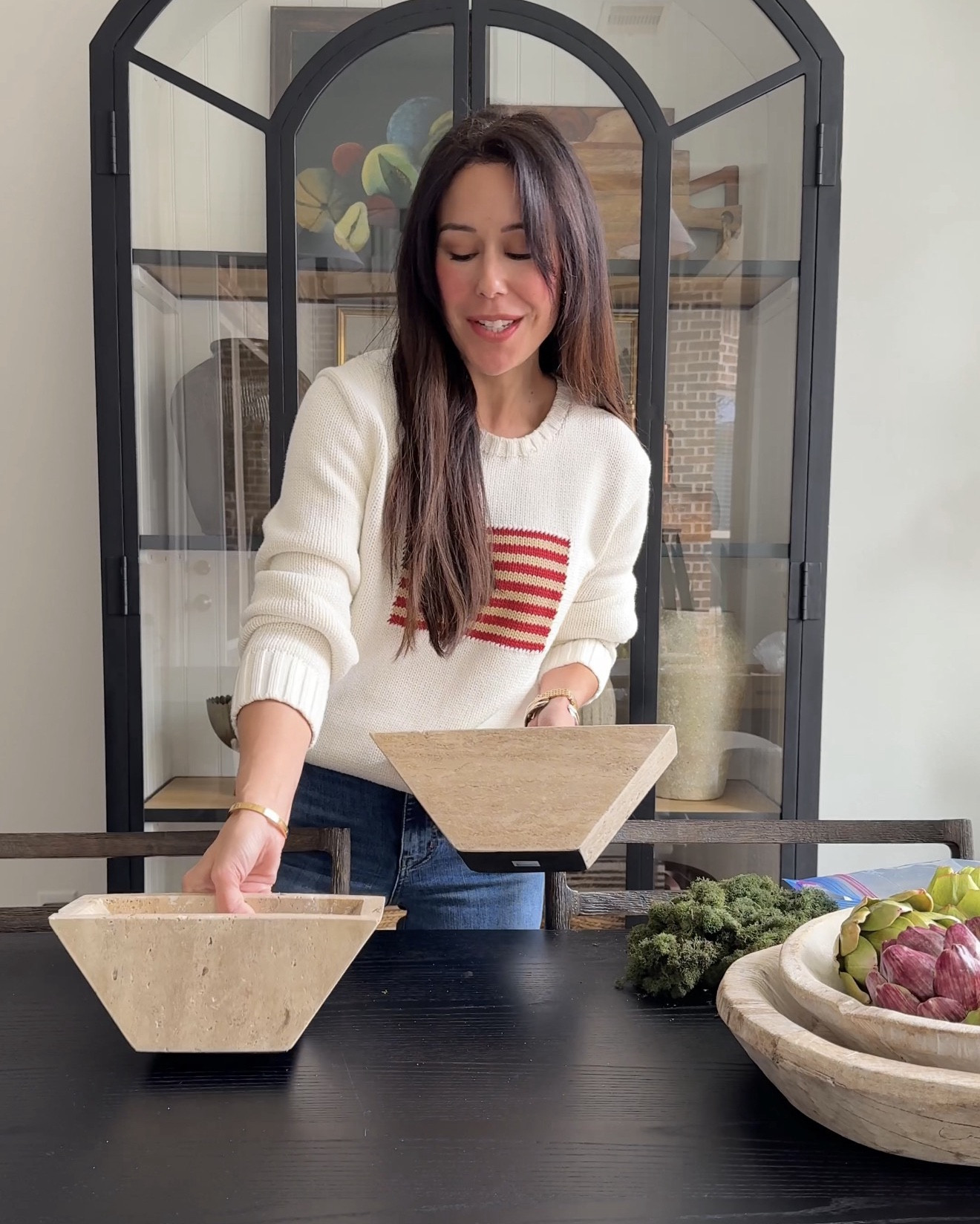 The iconic sweater you all keep asking about 🤍🇺🇸 This is the Ralph Lauren Flag Sweater and yes… I bought it in youth XL 🙌🏼 Same classic, timeless look for literally half the price. Such a good little shopping trick if you’re petite or like a slimmer fit.

It’s giving heritage style, East Coast classic, Ralph Lauren aesthetic, cozy Americana, Nancy Meyers fall layering, equestrian-inspired, timeless wardrobe staple. I styled it with neutral denim and simple layers to keep it elevated but effortless.

I’m linking:
• the exact Ralph Lauren flag sweater
• youth sizing option (money-saving tip!)
• a more affordable look alike 

Perfect for fall outfits, classic capsule wardrobe pieces, preppy style, timeless sweaters, neutral outfit inspiration, Ralph Lauren inspired looks, elevated everyday style.