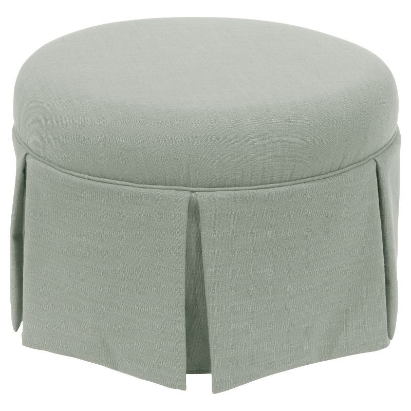 Round Skirted Ottoman - Skyline Furniture | Target