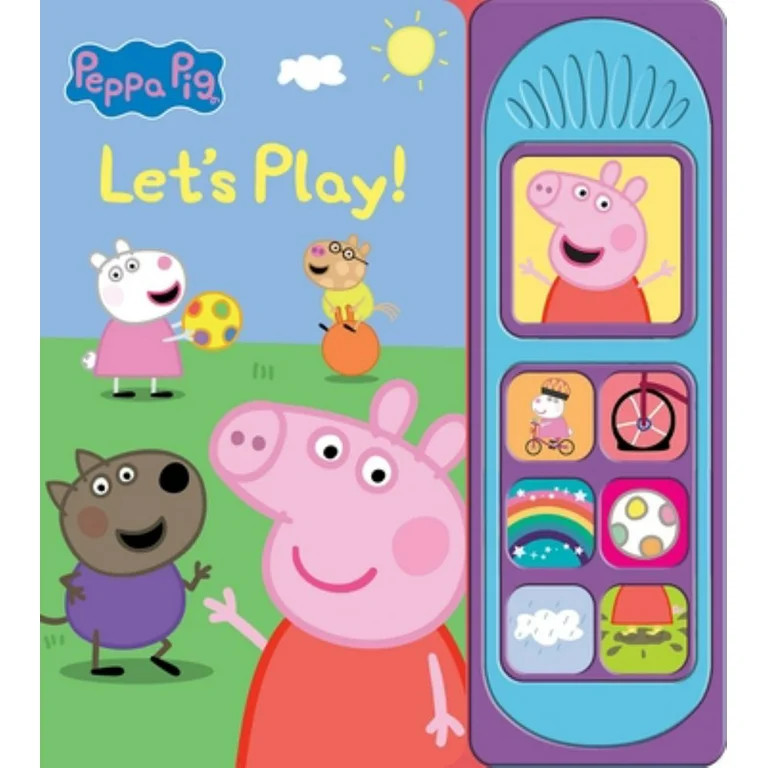 Peppa Pig: Let's Play! Sound Book (Board Book) | Walmart (US)