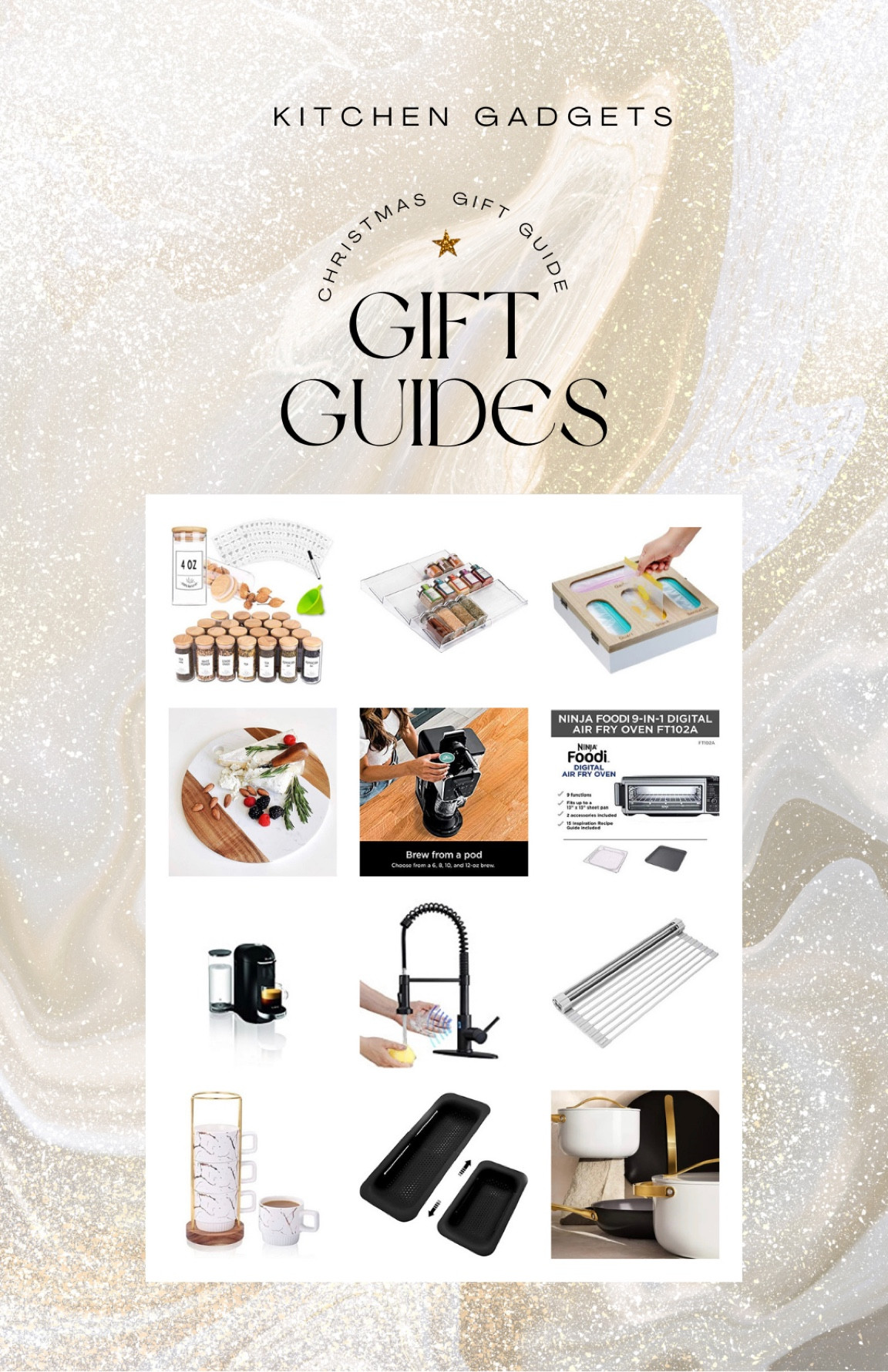 Kitchen gadgets 

#LTKHoliday #LTKSeasonal #LTKGiftGuide