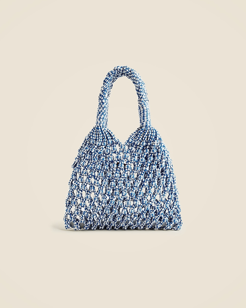 Cadiz hand-knotted rope tote in multicolor | J. Crew US