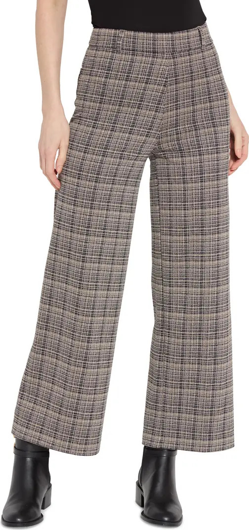 Lysse Erin Plaid Wide Leg Ponte Jacquard Pants | Nordstromrack | Nordstrom Rack