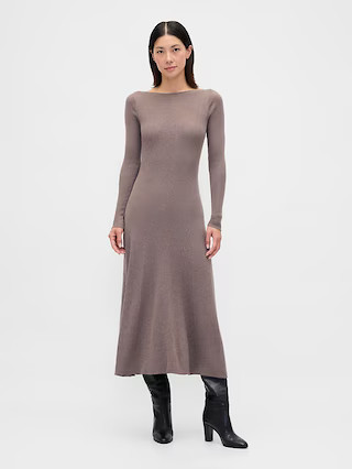Lightweight CashSoft Rib Maxi Sweater Dress | Gap (US)