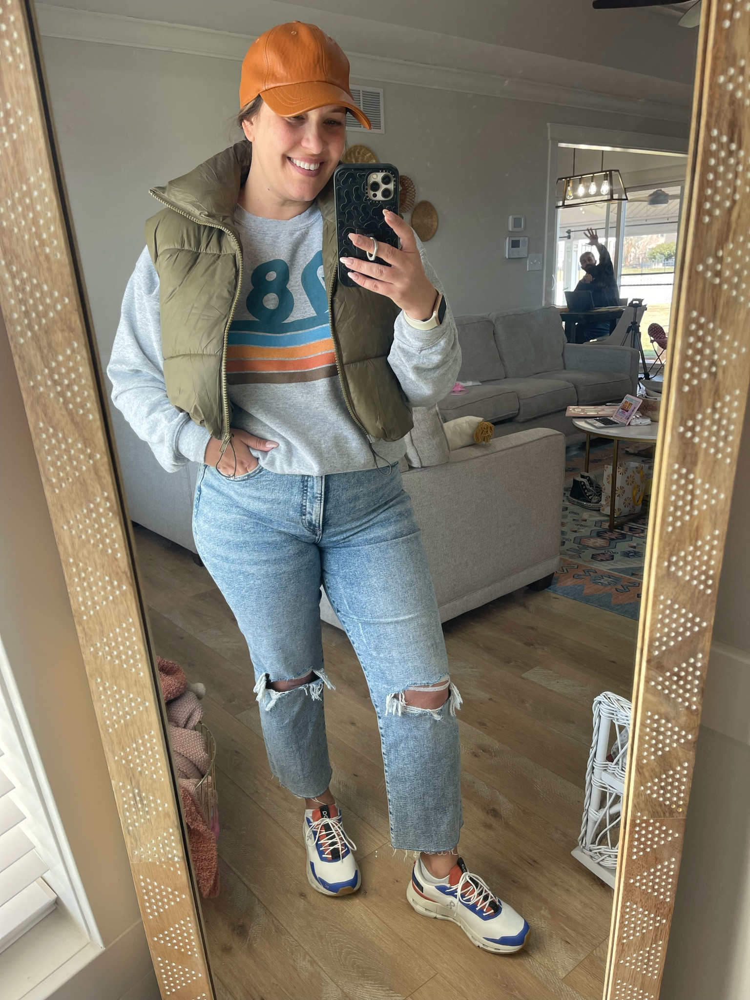 Express jeans (size 10) on sale, Amazon vest (large), on cloud sneakers 

#LTKFind #LTKunder100 #LTKunder50