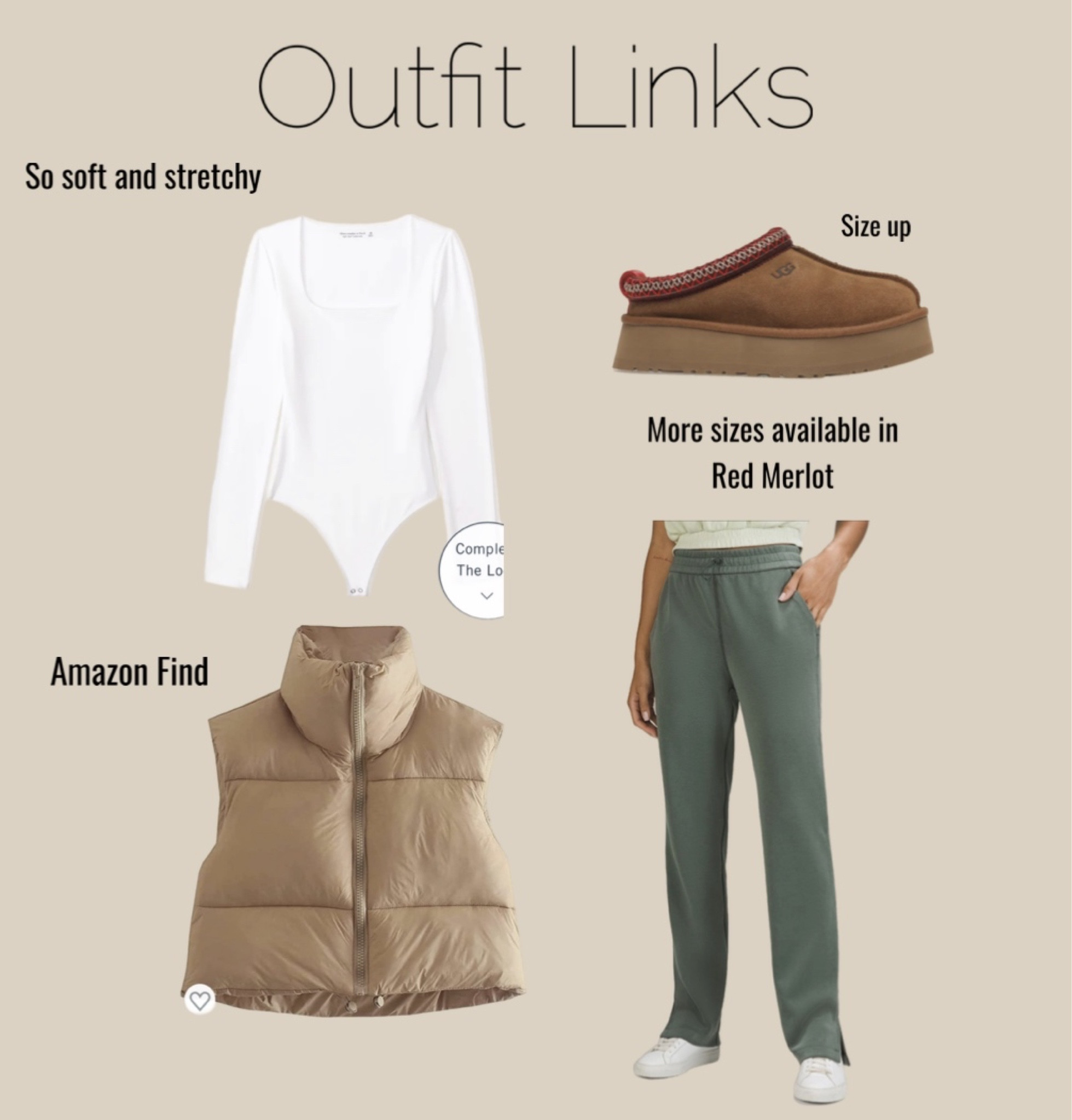 Outfit links 

#LTKstyletip #LTKbeauty #LTKfit