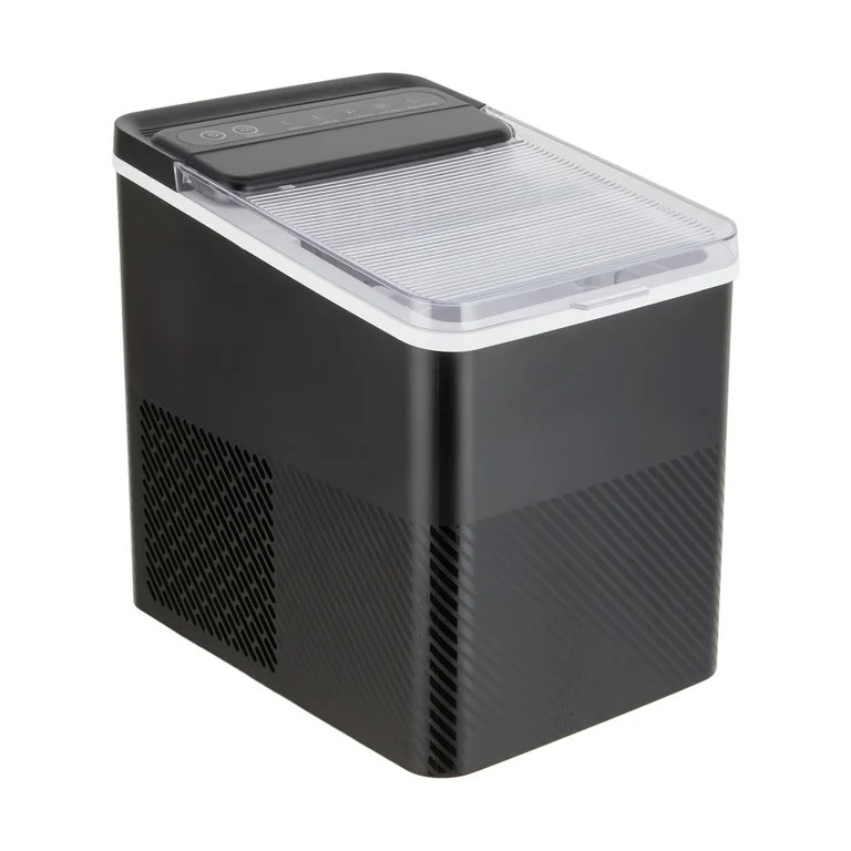 Mainstays Portable Countertop Ice Maker, 26 lbs Per Day, Compact Ice Machine with Quick Ice Cycle... | Walmart (US)