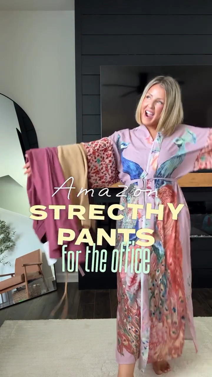 The cutest Amazon stretchy pants for the office! Where all my workin mommas at?!

#LTKootd #LTKmomlife #LTKWorkwear