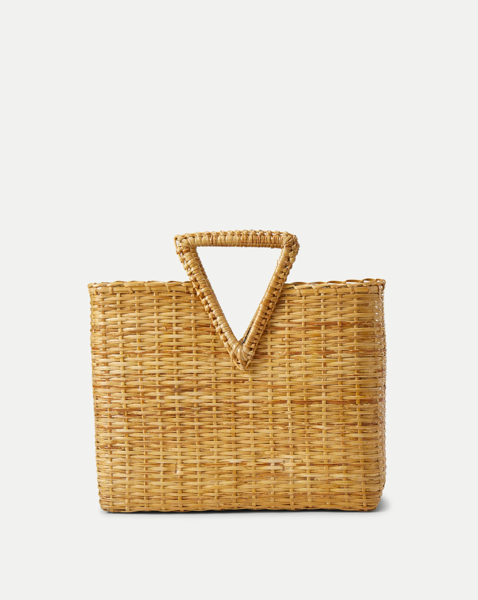 Vesper Basket Tote in Natural Wicker | Veronica Beard | Veronica Beard