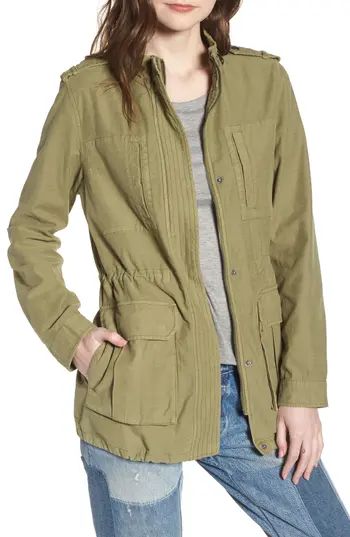 Women's Levi's Cotton 4-Pocket Jacket, Size Large - Green | Nordstrom