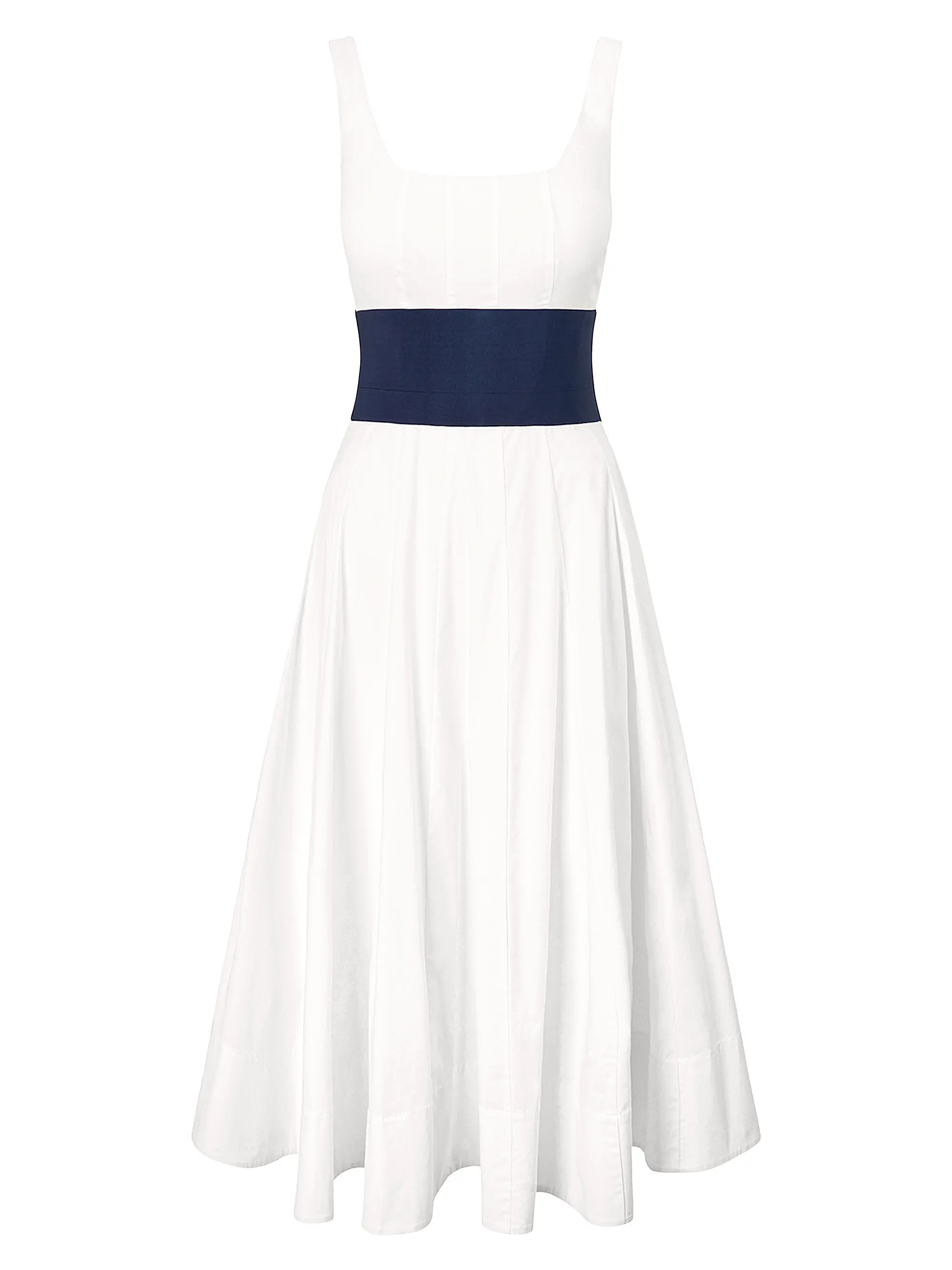 Rig Stretch Poplin A-Line Midi-Dress | Saks Fifth Avenue