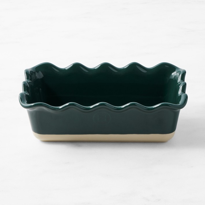 Emile Henry French Ceramic Ruffled Loaf Pan | Williams-Sonoma