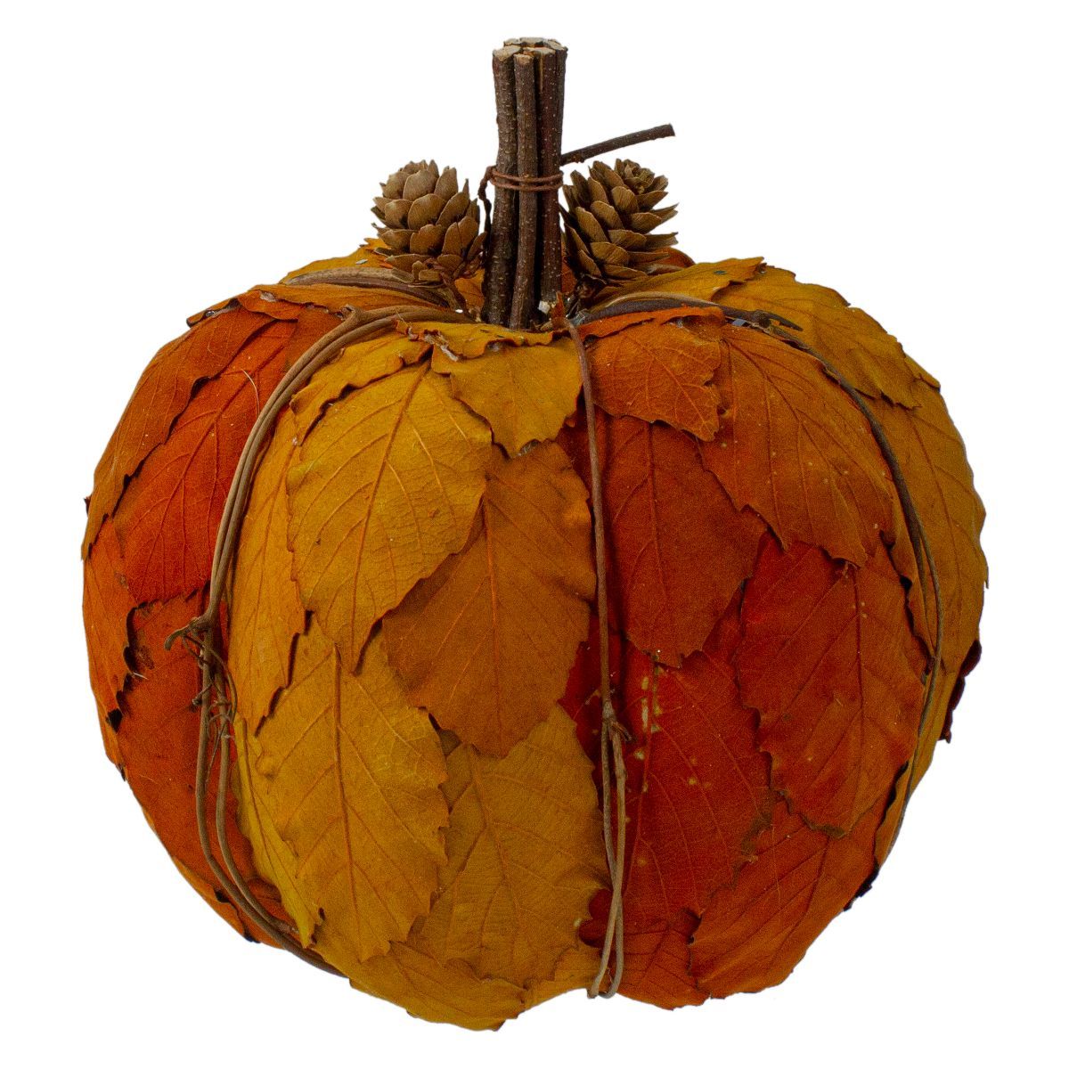 Northlight 7.5" Orange and Brown Fall Harvest Tabletop Pumpkin | Target