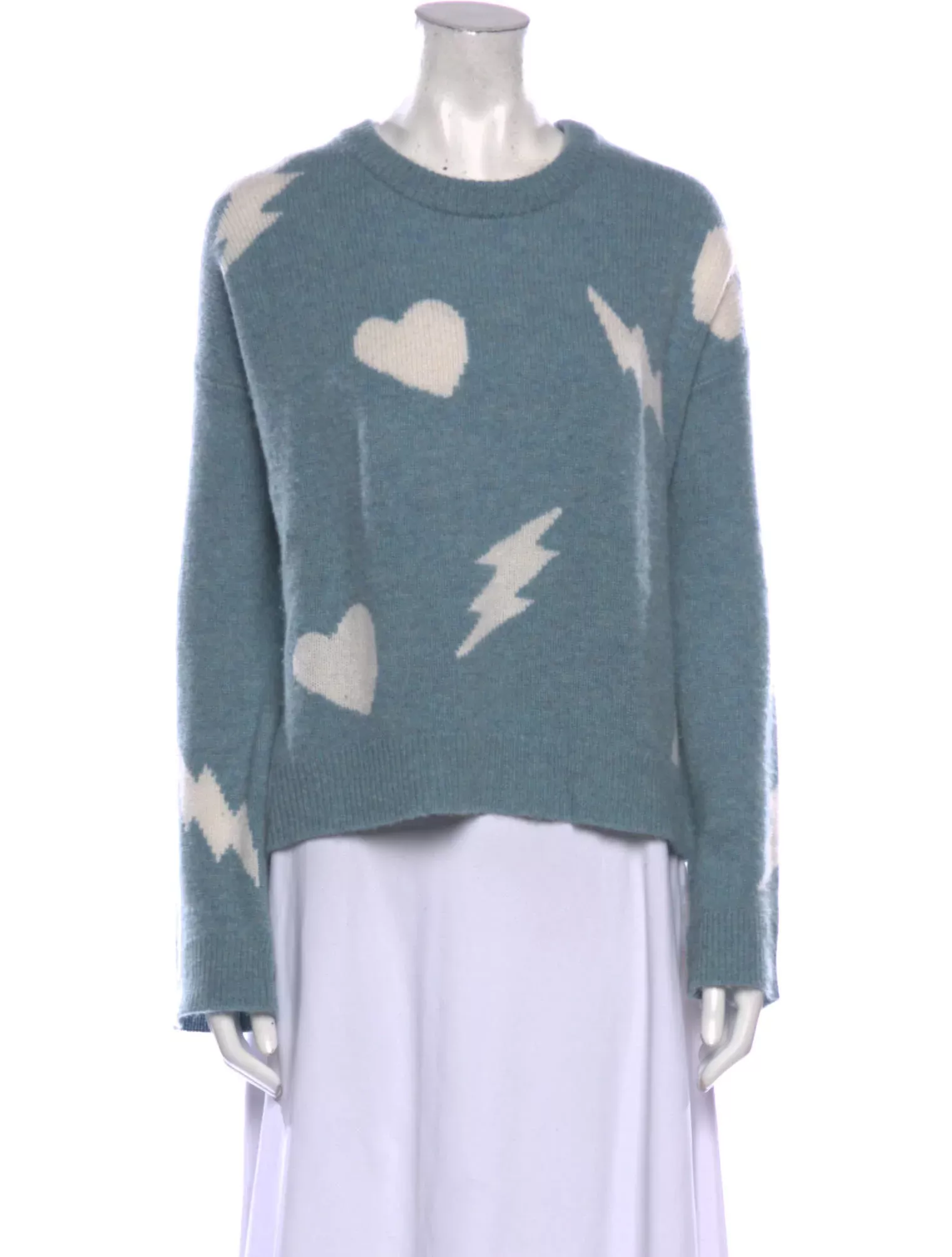 Heart and clearance lightning bolt sweater