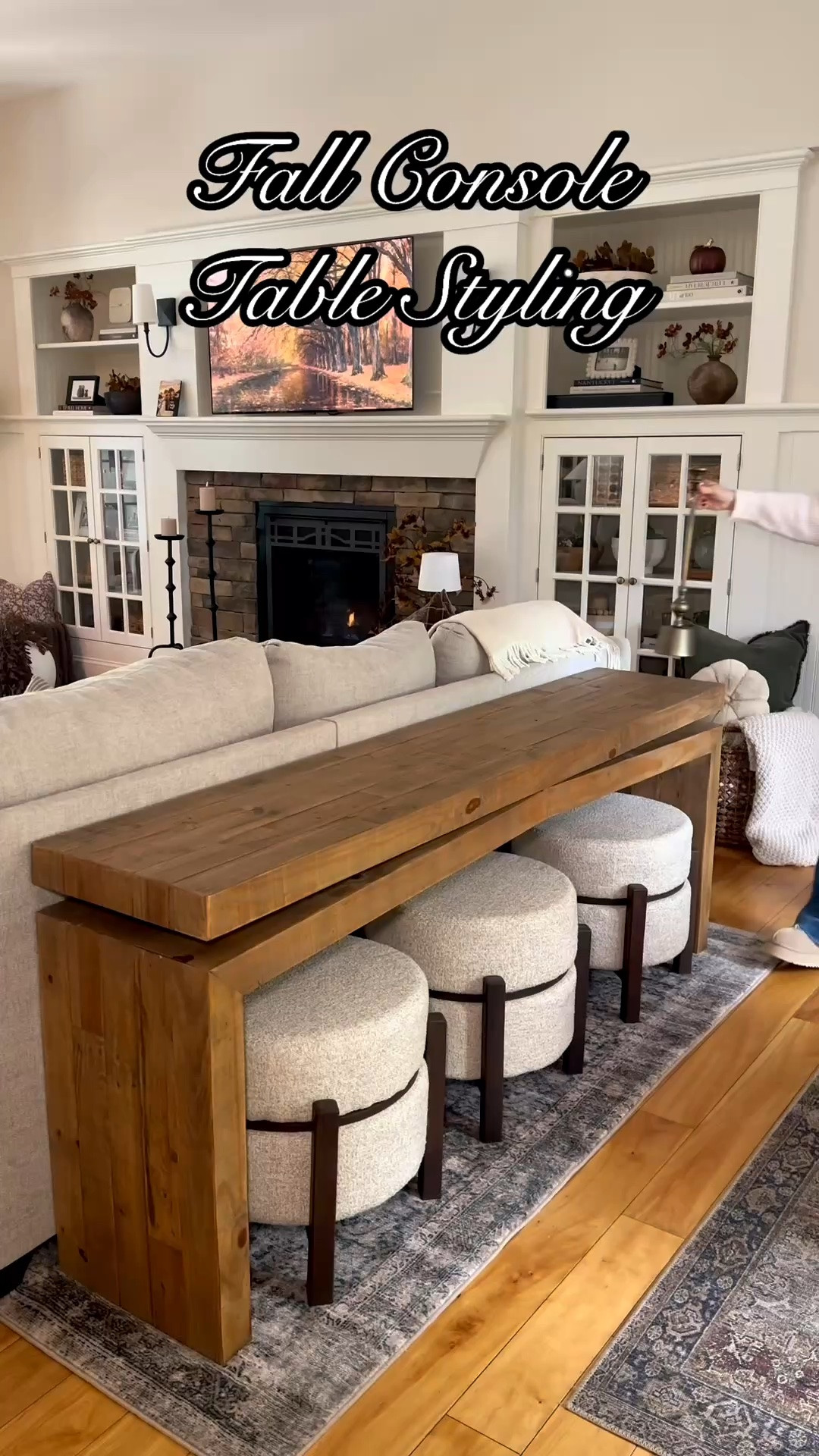 Console table styling for fall

#LTKSeasonal #LTKSaleAlert #LTKHome