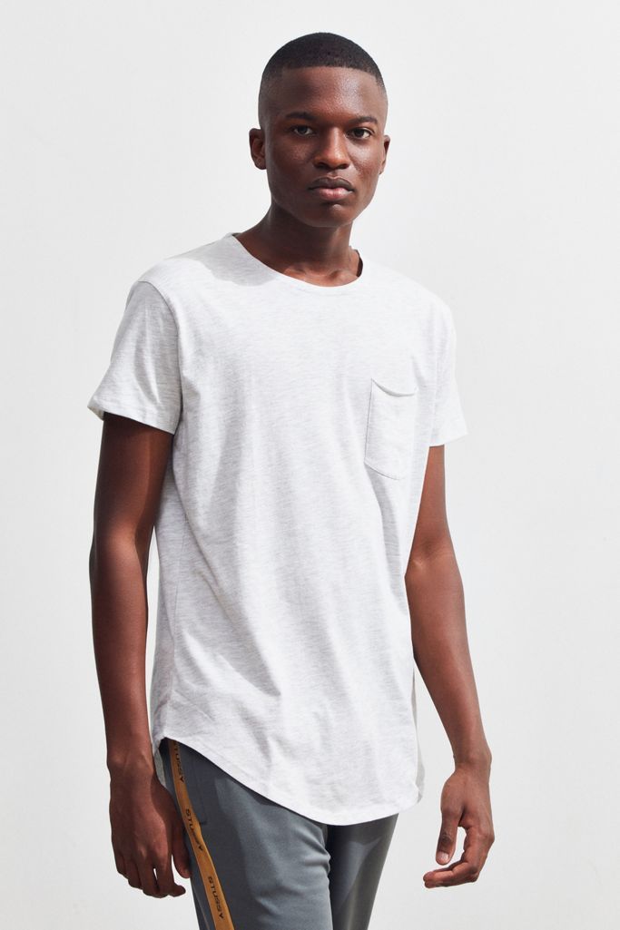 UO Scoop Neck Curved Hem Tee | Urban Outfitters (US and RoW)