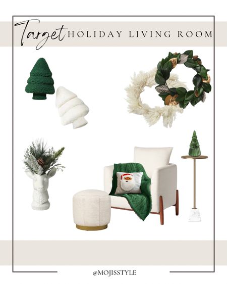 Holiday living room styling ideas with cozy Christmas decor from Target! 

#LTKSeasonal #LTKHoliday #LTKhome