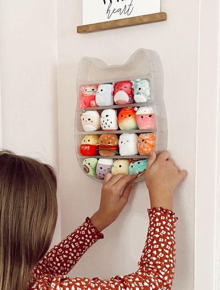 Mini squishmallows & kitty shaped shelf to display them on! Collect them all! Perfect gift for girls this Christmas!

#LTKHoliday #LTKGiftGuide #LTKkids