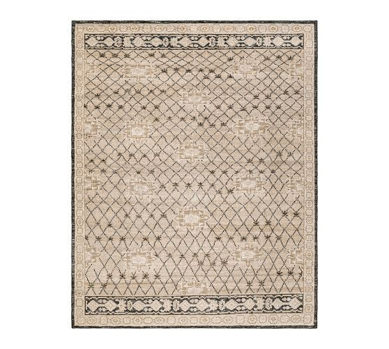 Garcelle Hand-Knotted Wool Rug | Pottery Barn (US)