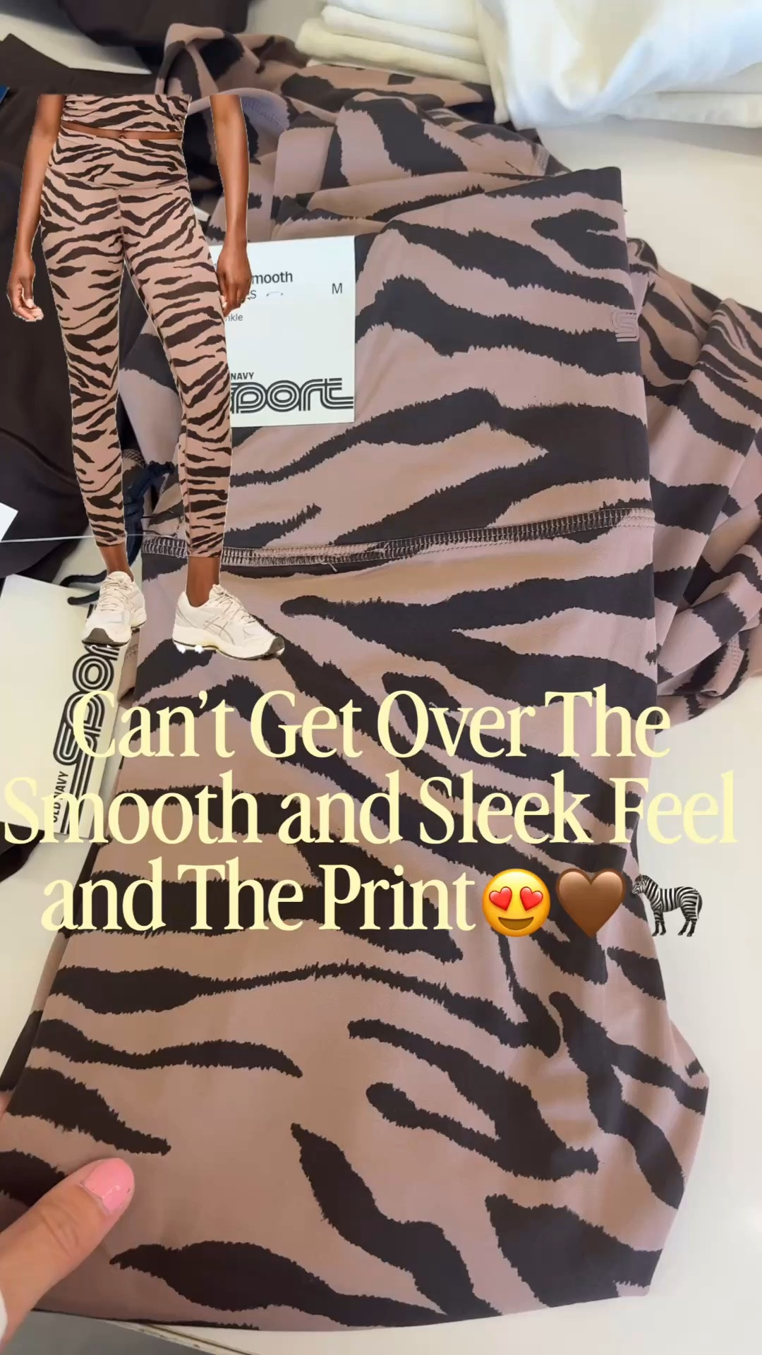 New Studio Smooth Leggings. 
On sale and of course this print is selling so fast!! I wish you could feel these! So sleek. 
Picture these with a solid brown oversized sweatshirt, sweater, Sherpa, workout tank. Etc 
 Cream or black would also look so cute too!

These leggings are less than $25 right now!

#LTKSaleAlert #LTKSeasonal