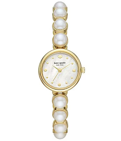 kate spade new york Monroe Pearl Bracelet Watch - Gold | Dillard's