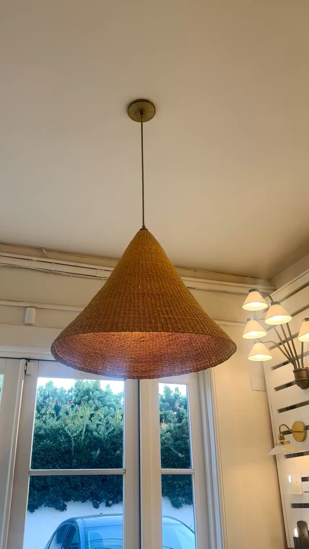 Love how rattan brings warmth into the space — adding a touch of elegance while keeping the atmosphere relaxed and effortless. Linked here. #RattanPendant #NaturalTextures #WarmLighting #RelaxedLiving #CoastalChic #LightingDesign 

#LTKHome #LTKSaleAlert