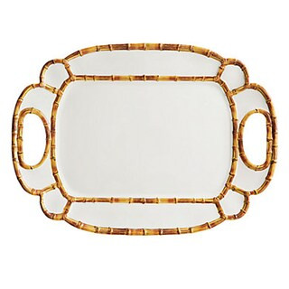 Jacqueline Bamboo Melamine Serving Tray | Ballard Designs, Inc.