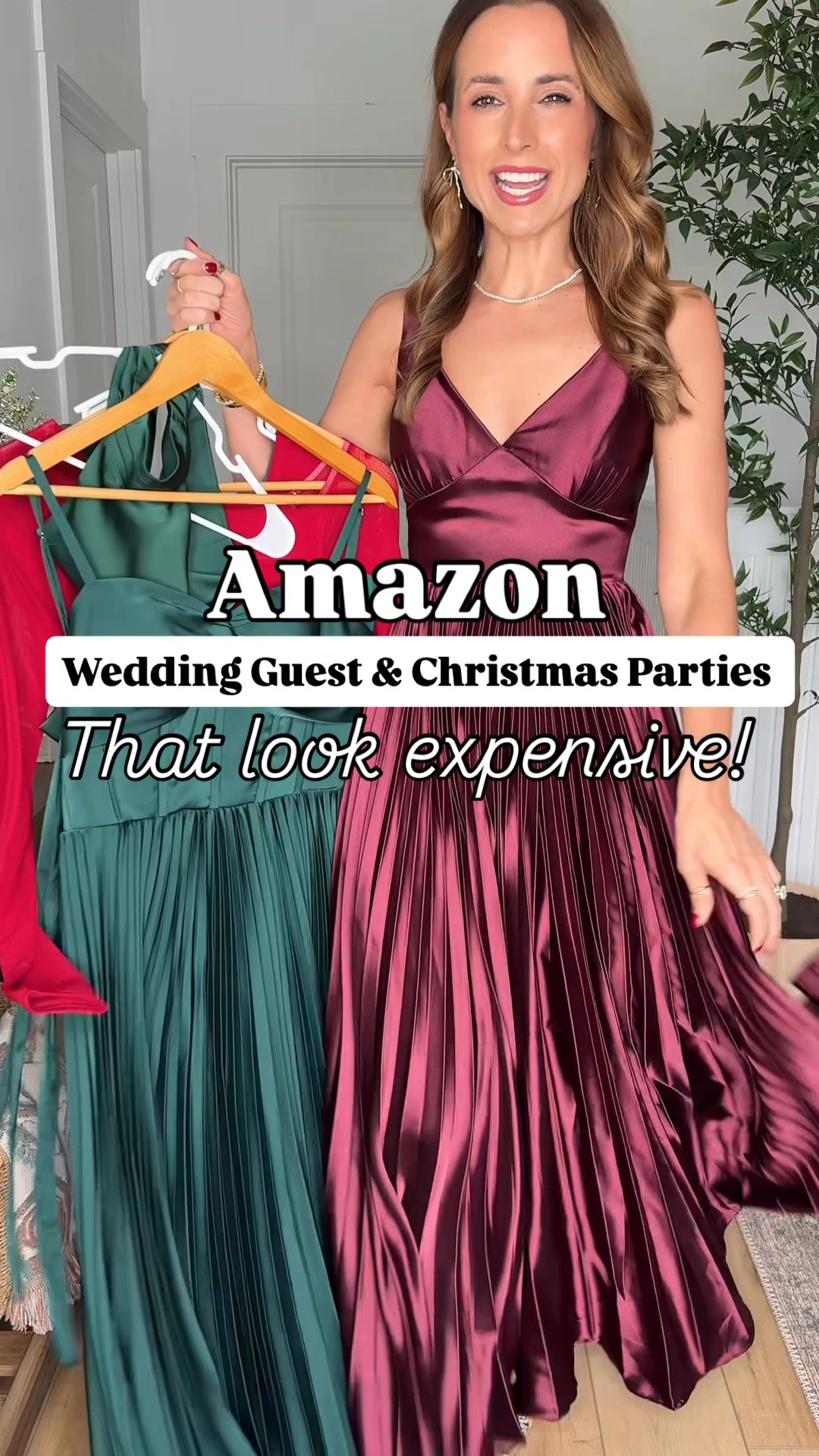 Amazon Wedding guest dresses. Holiday party dresses. Christmas party dresses. Fall wedding guest. Cocktail dresses. Party dresses. Wearing smallest size in each. Linking similar heels and faux fur coat options.

#LTKHoliday #LTKParties #LTKWedding