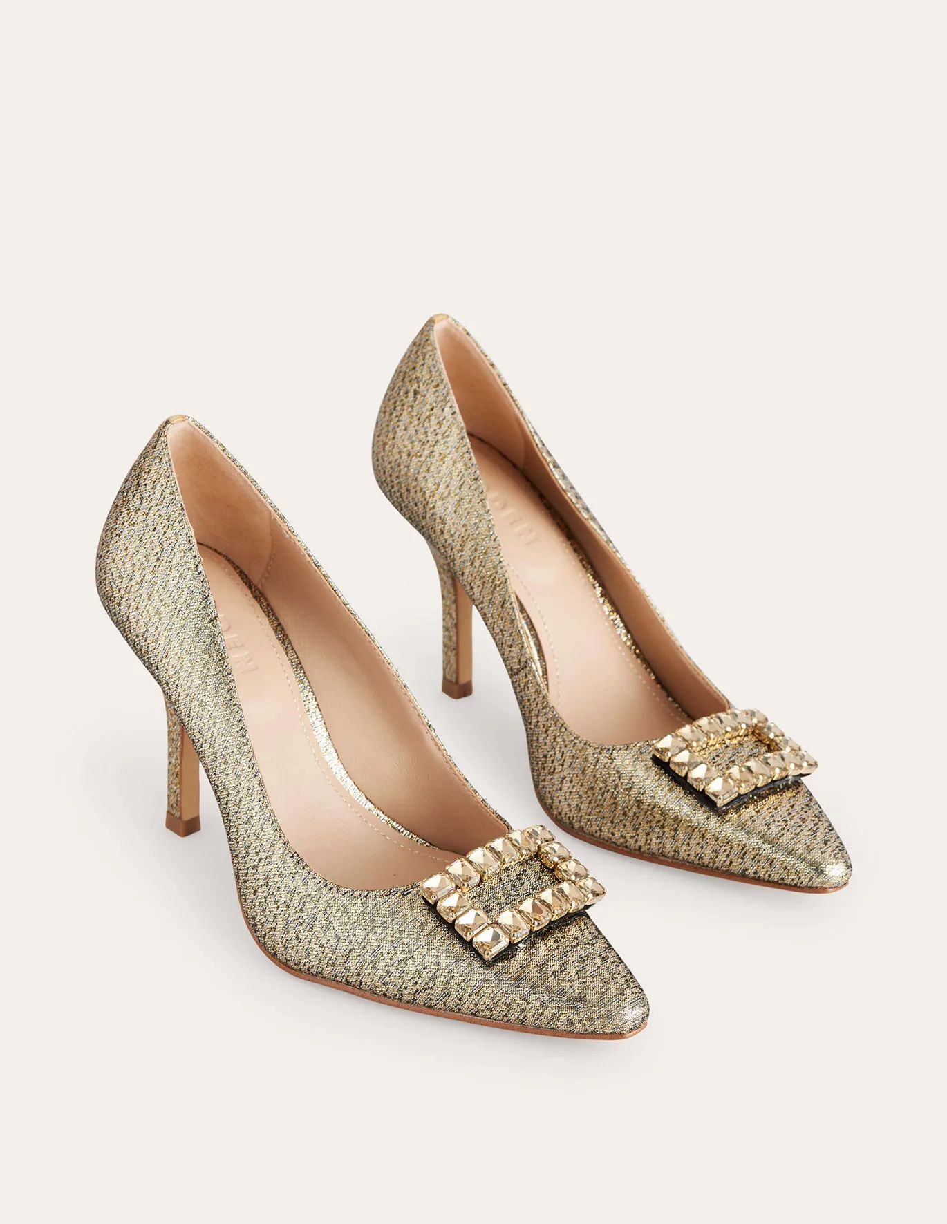 Jewelled Heeled Court Shoes | Boden (US)