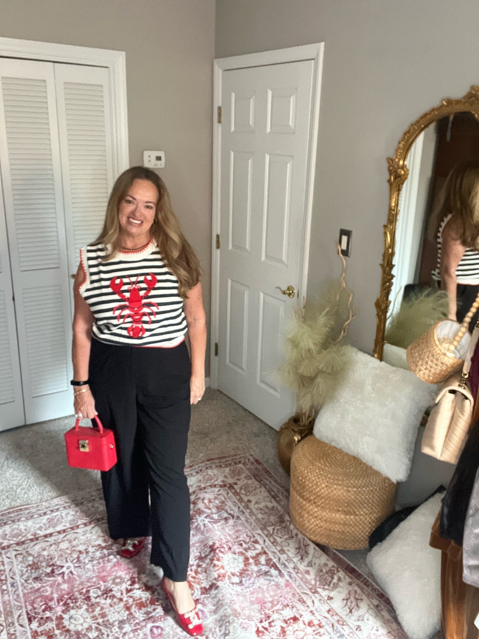 Lobster knit and stripes with Linen.

#LTKWorkwear #LTKootd #LTKgrwm