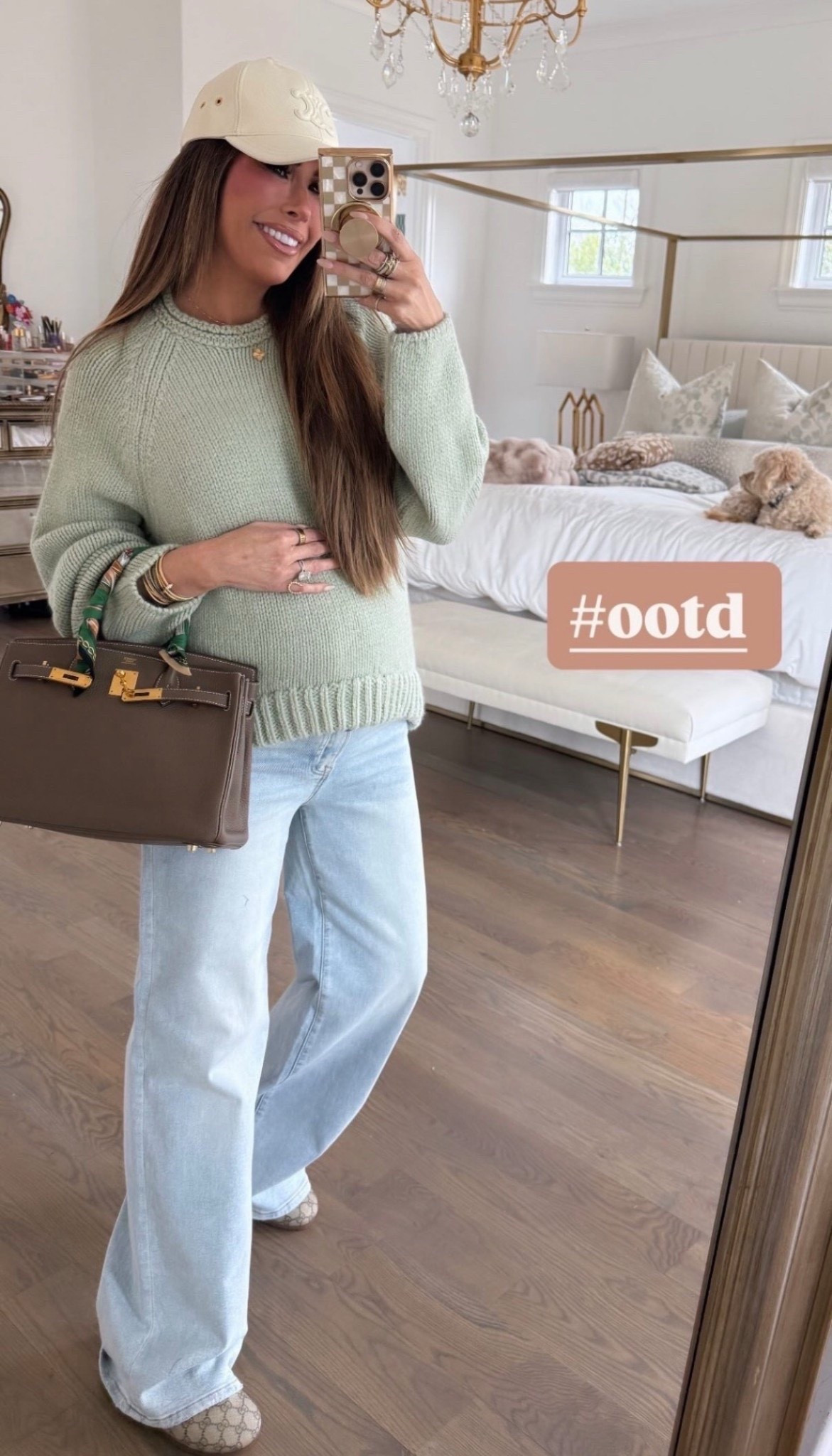 This sea green sweater and jean combo was a best sellers last week! I’m wearing a size medium in the sweater & size 27 in these wide leg maternity jeans. These look similar to my Khaite jeans that I wore all last spring/summer! 🩵

Date Night Outfit, Winter Denim, Work Outfit, Green Sweater, Sea Green Sweater, Wide leg jeans, Winter fashion, Emily Ann Gemma

#LTKootd