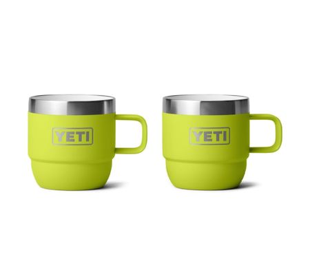 NEW YETI Rambler 6 oz Stackable Mug, Stainless Steel, Vacuum Insulated Espresso/Coffee Mug, 2 Pack, Chartreuse

#LTKGiftGuide #LTKfindsunder50 #LTKtravel