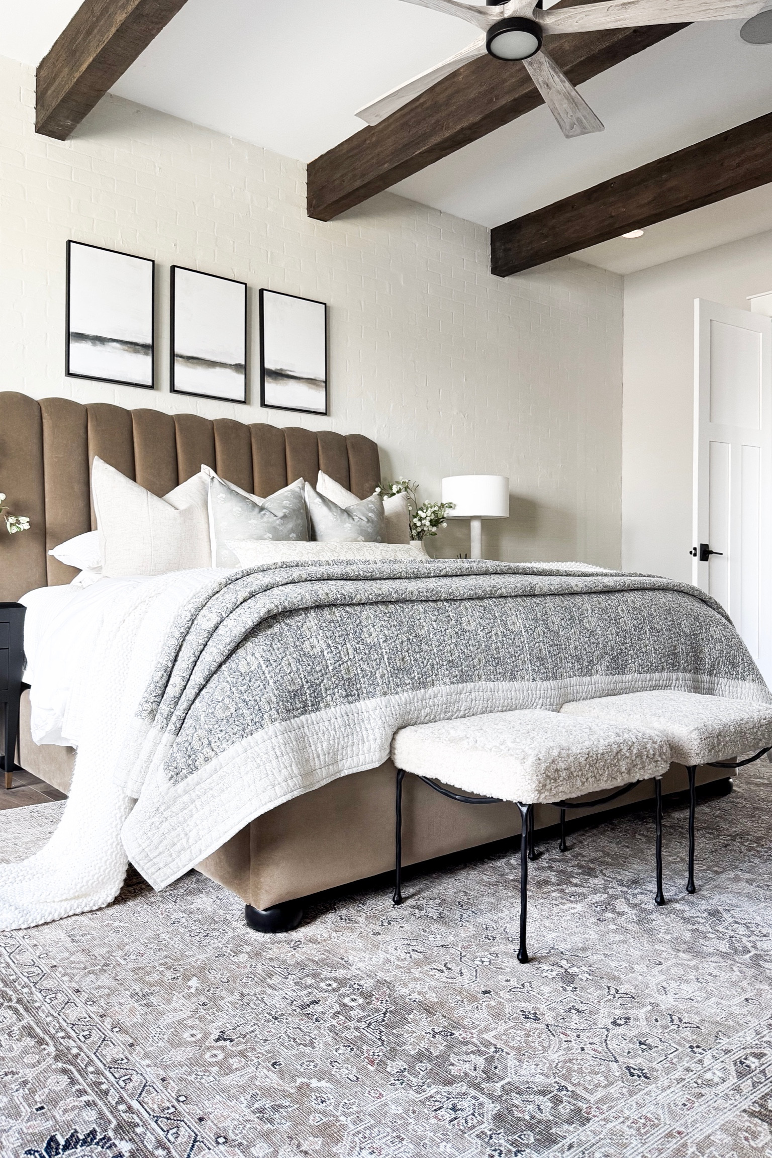 I still cannot get over this spring bedding refresh, I feel like it's perfect for summer, too!

Home  home decor  home favorites  home finds  bedding  quilt bedding  area rug  modern home  neutral home  throw pillows  bedroom styling  bedroom styling inspo

#LTKhome #LTKSeasonal