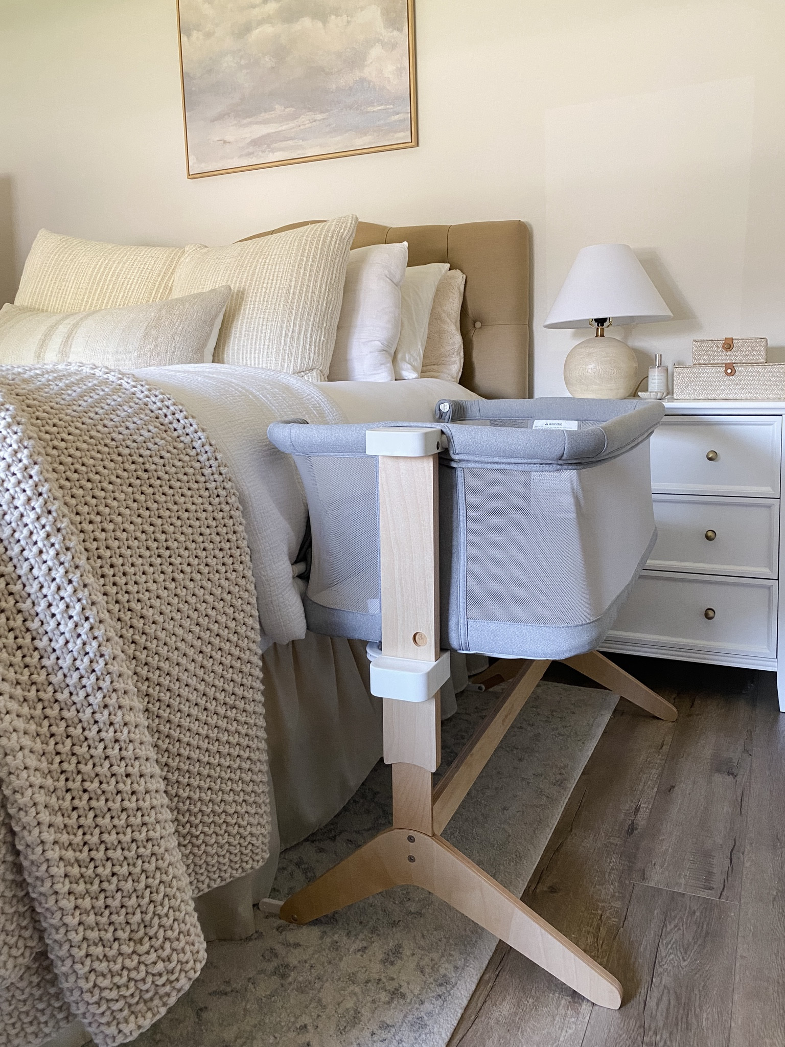 The perfect and most aesthetically pleasing bedside bassinet 

#LTKBump #LTKBaby #LTKFamily