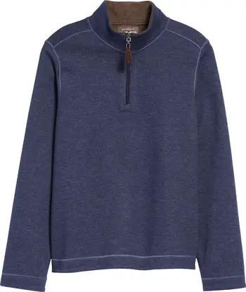 Kids' Solid Reversible Quarter Zip Pullover | Nordstrom
