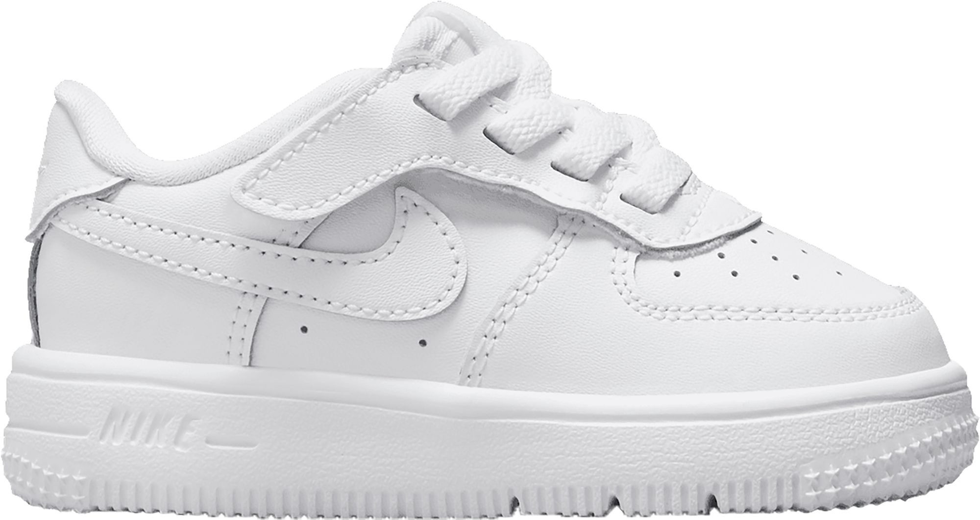 Nike Toddler Force 1 Low EasyOn Shoes, Boys', Size 4, White/White | DICK'S Sporting Goods