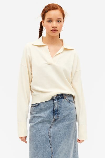 Soft knit polo sweater | H&M (UK, MY, IN, SG, PH, TW, HK)