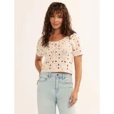 Jessica Simpson Women's Quincy Crochet Tee, Sizes XS-XL | Walmart (US)