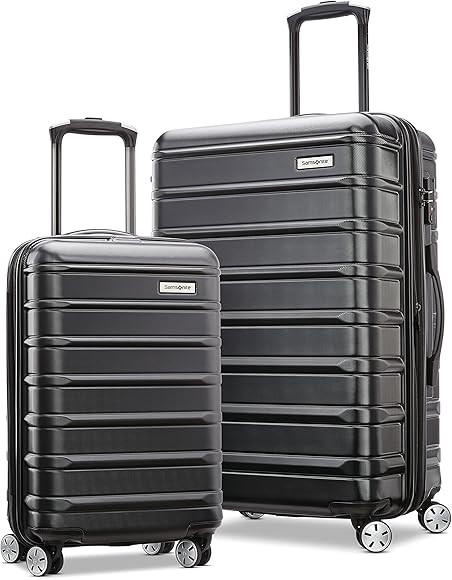 Samsonite Omni 2 Hardside Expandable Luggage with Spinner Wheels, 2-Piece Set (20/24), Midnight B... | Amazon (US)