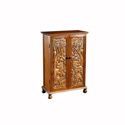 Elephant solid wood carved accent cabinet. | Wayfair North America