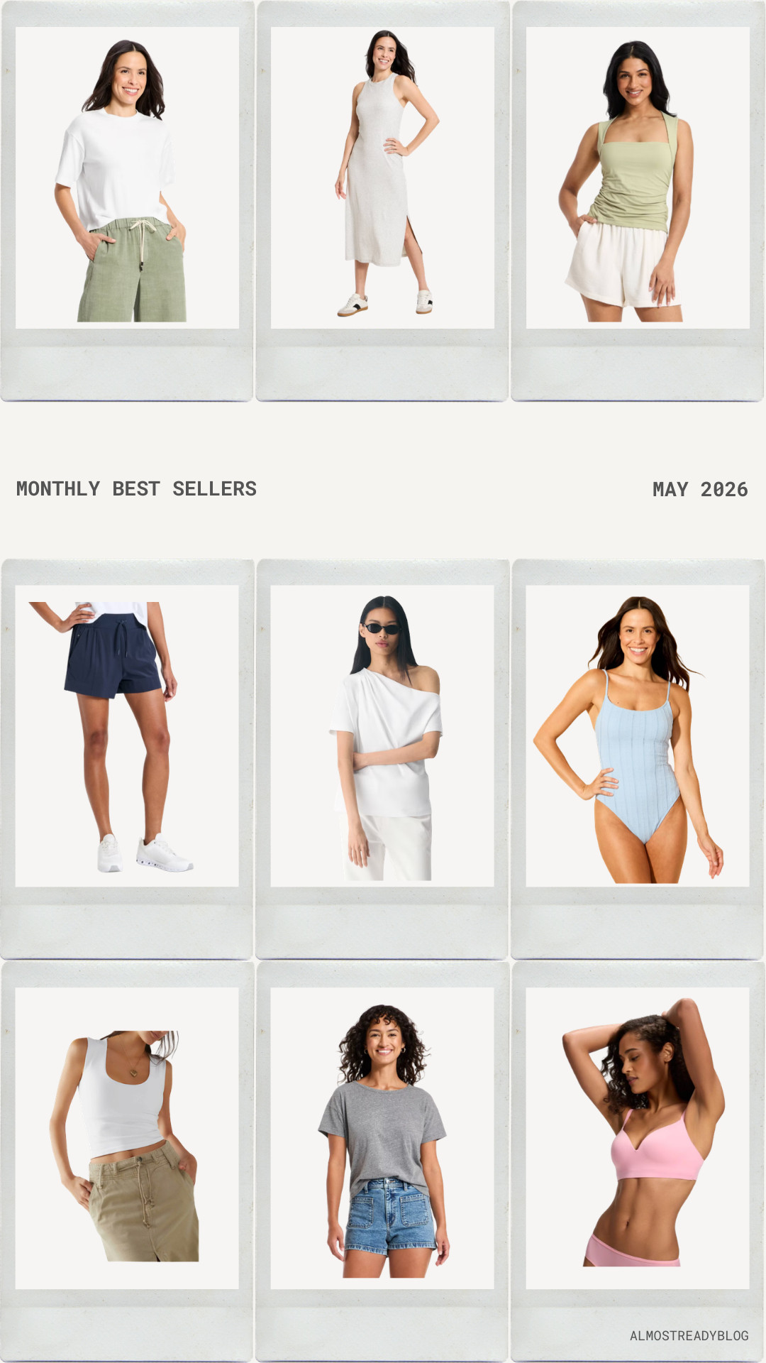 Monthly best sellers, summer casual outfits, effortless everyday style, vacation ready look, casual weekend outfit, comfortable summer style,  athletic tank top, fashion staples, summer essentials

#LTKOver40