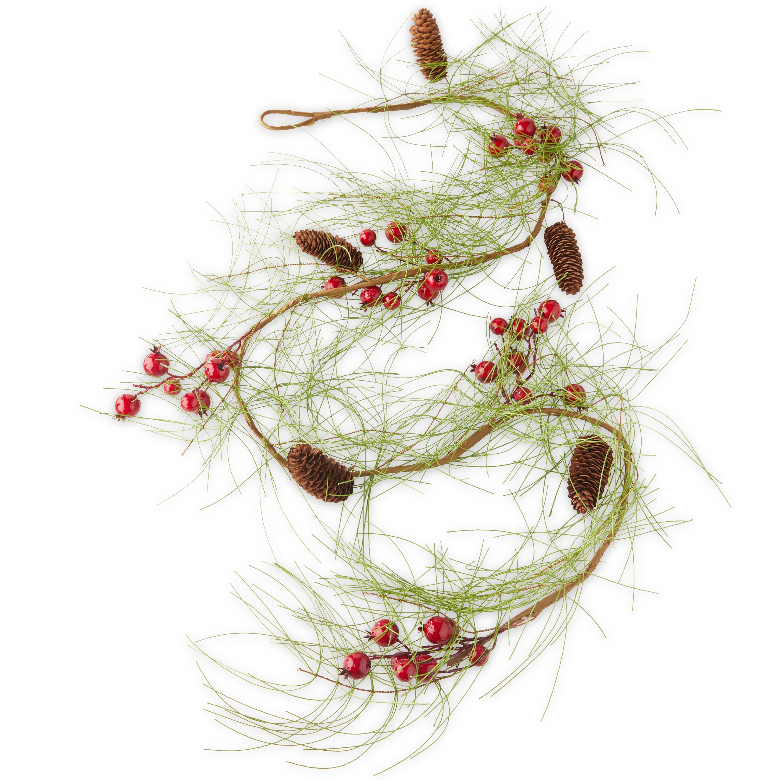 Holiday Time Pinecone Berry Christmas Garalnd, 9 Foot - Walmart.com | Walmart (US)