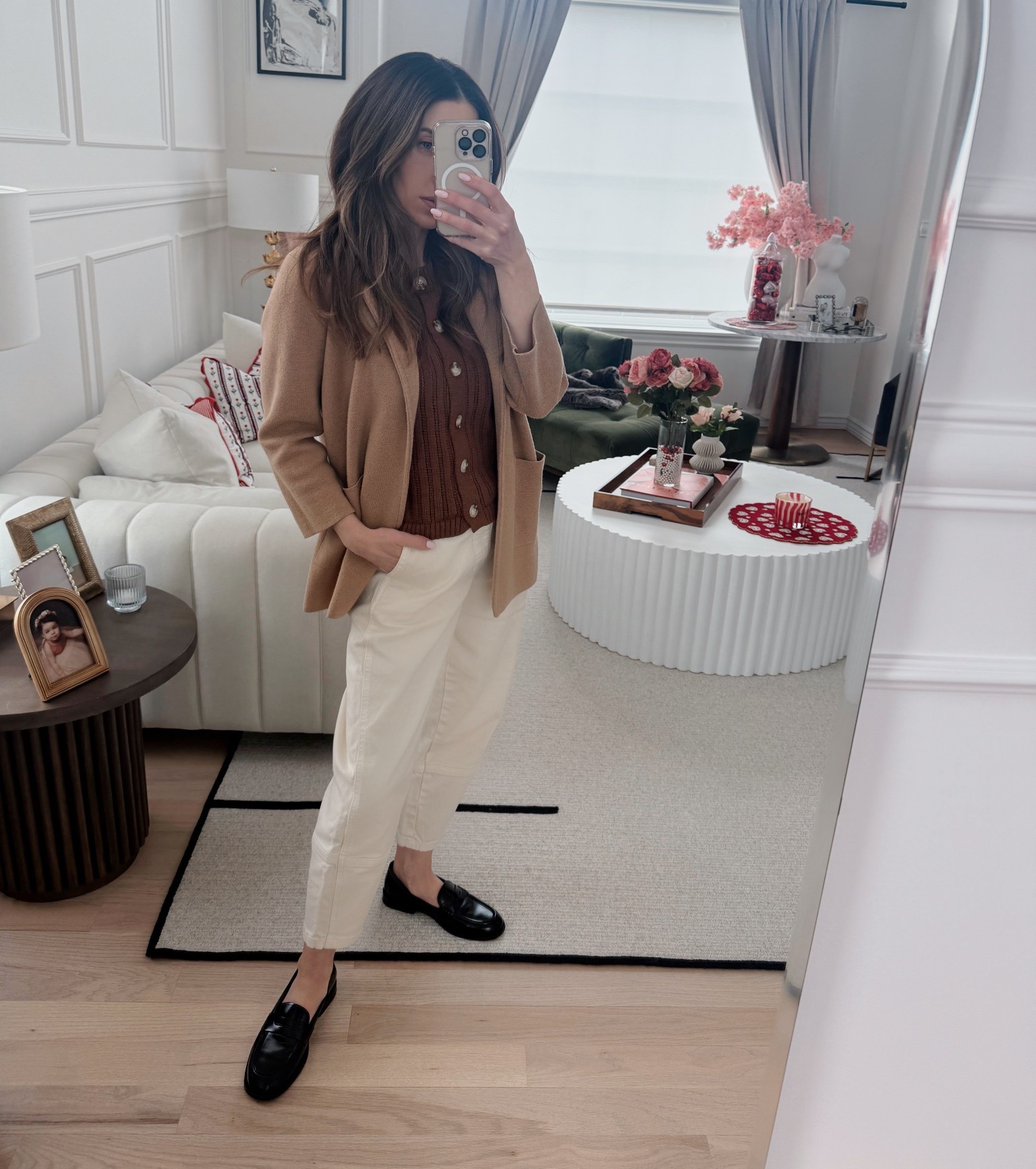 Classy & preppy Mom fit 🤎

#LTKootd #LTKWorkwear #LTKmomlife